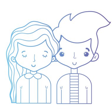 saç tasarım vektör çizim ile birlikte güzellik çift hat