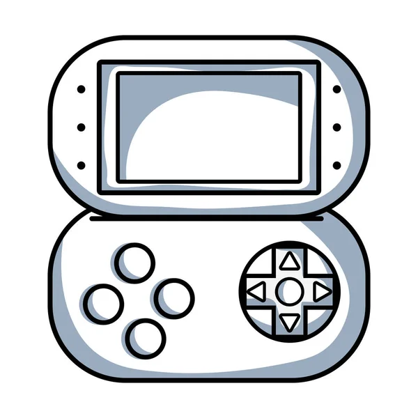 Console Jeu Vidéo Ligne Toplay Profiter Illustration Vectorielle — Image vectorielle