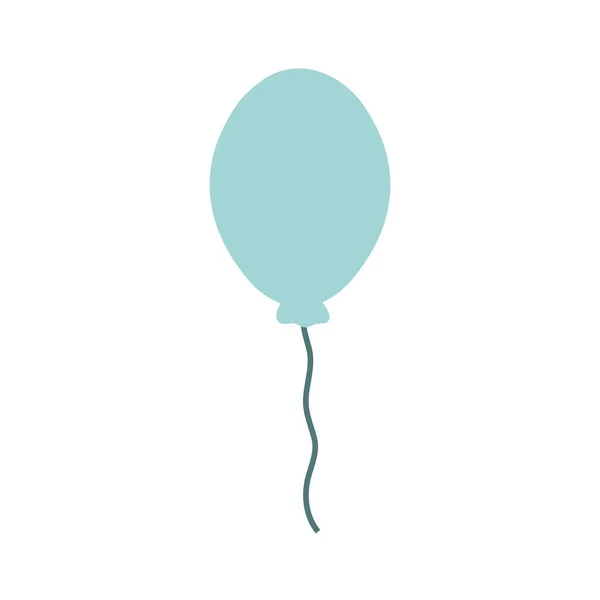 Ballon Decoratie Design Partij Vectorillustratie — Stockvector