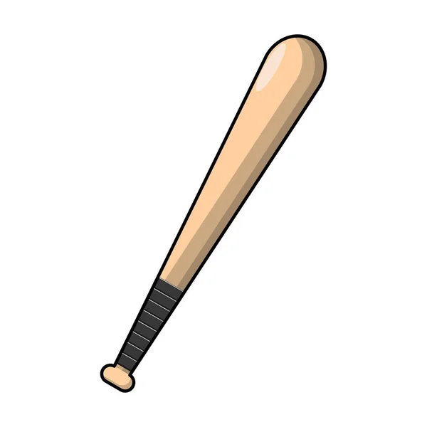 Farbe Baseballschläger Spielen Symbol Vektor Illustration Design Bild — Stockvektor