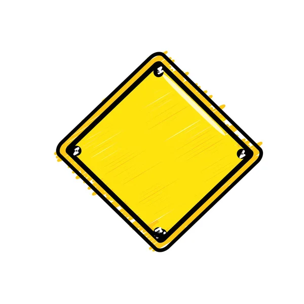 Avisos Emblema Metal Ilustración Vectorial Diseño Marco — Vector de stock