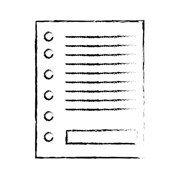 Фігурний Документ Ділова Інформація Значок Даних Векторні Ілюстрації — стоковий вектор