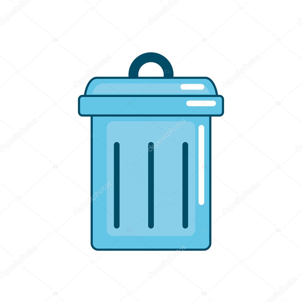 trash can symbol icon vector illustration design
