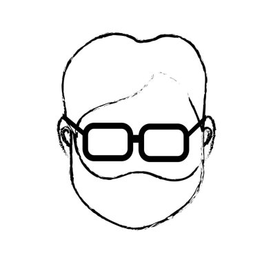 Varsayılan avatar adama sosyal Kullanıcı vektör çizim şekil