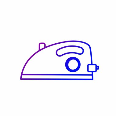 hattı demir iç nesne ve ev işleri vektör çizim