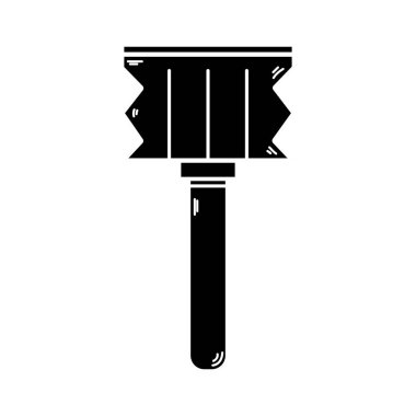 vektör çizim pişirmek için kullanılan kontur et çekiç mutfak malzemesi