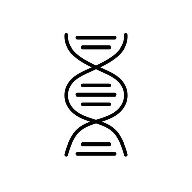 satır dna bilim hücre tıp molekül vektör çizim
