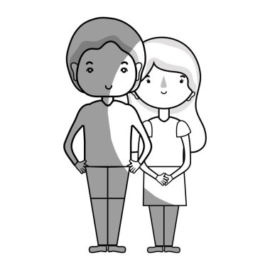 saç tasarım vektör çizim ile birlikte güzellik çift hat