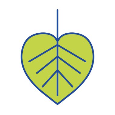 doğal yaprak sembol koruma çevre vektör çizim için