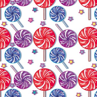 lezzetli tatlı şeker arka plan tasarlamak vektör