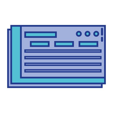 Ekonomi simge vektör çizim finanse etmek için banka onay