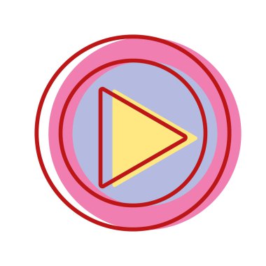 müzik sembol stil simge vektör tasarlamak