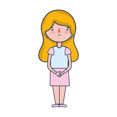 güzellik kadın saç modeli tasarım vektör çizim ile