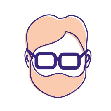 Varsayılan avatar adam sosyal Kullanıcı vektör çizim için