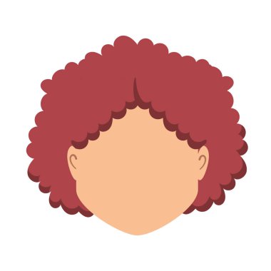 Varsayılan avatar kadın sosyal Kullanıcı vektör çizim için