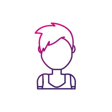 satır güzellik kadın saç tasarım ve bluz vektör çizim ile