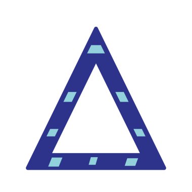 üçgen dikkat simgesi güvenlik precuation vektör çizim için