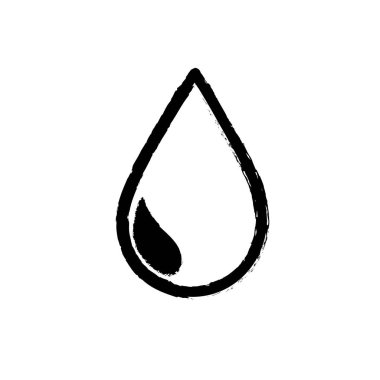Şekil doğal su damlası çevre bakım vektör çizim için
