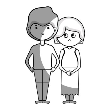 saç tasarım vektör çizim ile birlikte güzellik çift hat