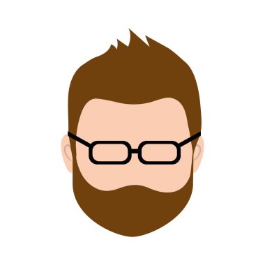 Varsayılan avatar adam sosyal Kullanıcı vektör çizim için