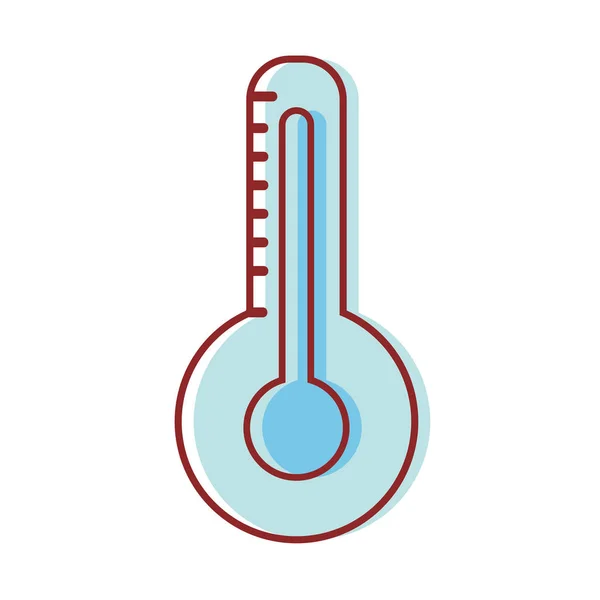 Термометр Міра Температури Індикатор Гарячого Приладу Векторні Ілюстрації — стоковий вектор
