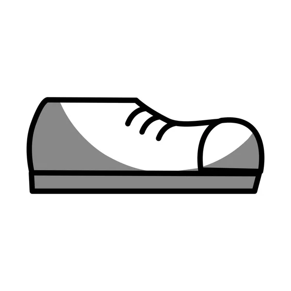 シルエット ファッション男の靴のスタイル ベクトル イラスト デザイン — ストックベクタ