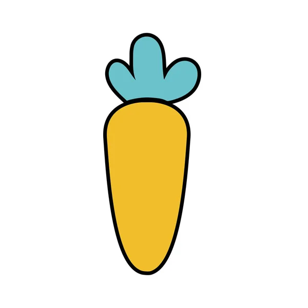 Deliciosa Zanahoria Fresca Nutrición Vegetal Vector Ilustración — Vector de stock