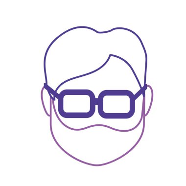 satır varsayılan avatar adam sosyal Kullanıcı vektör çizim için