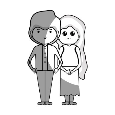 saç tasarım vektör çizim ile birlikte güzellik çift hat