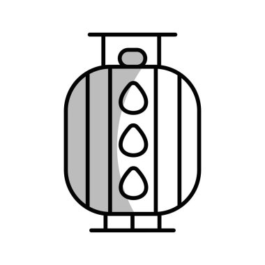 satır su deposu için rezerv ve ekoloji bakım vektör çizim