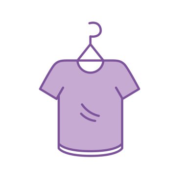 siluet stil tasarlamak vektör ile pazarda giyim alışveriş