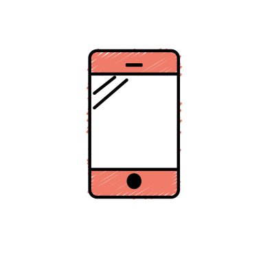 arayıp, insanlar konuşmak smartphone teknoloji vektör çizim