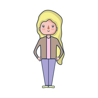 güzellik kadın saç modeli tasarım vektör çizim ile