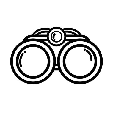 line binoküler öğesi keşif vektör çizim içinde kullanmak için