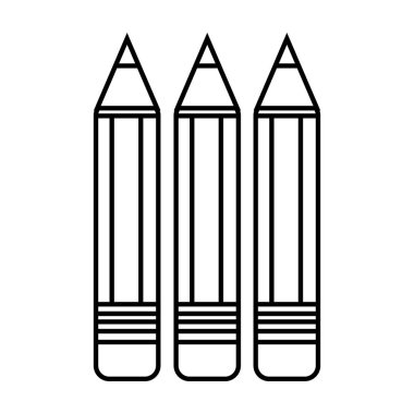 hat kalem aracı nesne tasarlamak vektör okul