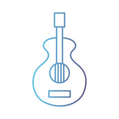 satır gitar müzik enstrümanı melodi uyum vektör çizim için