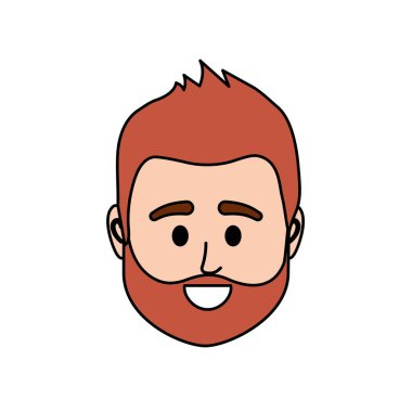 Avatar adam başına sosyal Kullanıcı vektör çizim