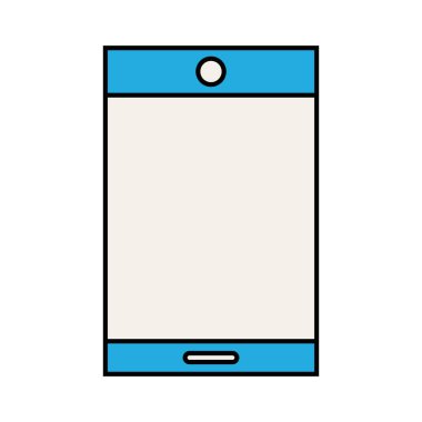 teknoloji smartphone arayın ve vektör çizim görüşün için elektronik