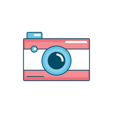 dijital kamera teknolojisi fotoğraf simge vektör tasarlamak için