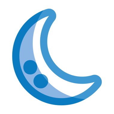 siluet güzellik ayda gökada uzay vektör çizim