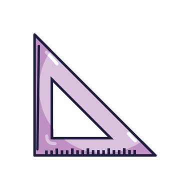 üçgen Cetvel aracı çalışmaya, vektör çizim tasarım