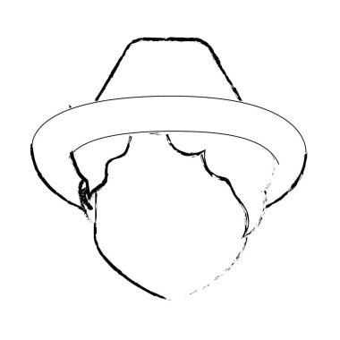 Şekil varsayılan avatar kadın sosyal Kullanıcı vektör çizim için