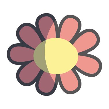 Güzellik çiçek bitki yaprakları, vektör çizim ile