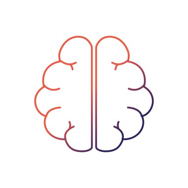 satır anatomi beyin hayal gücü ve hafıza ilham vektör çizim için