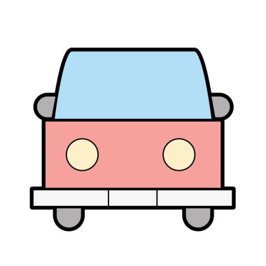 gövde kaza vektör çizim yanmak tehlike yardımcı olmak için ateş