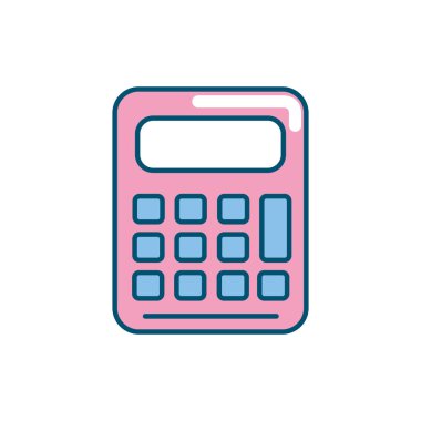 hesap makinesi teknoloji rapor mali iş vektör çizim için