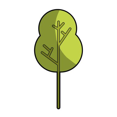 doğal ağaç dallarına ekoloji bakım vektör çizim ile