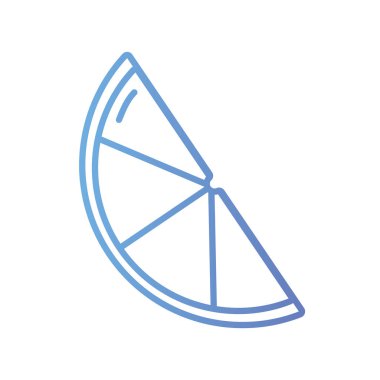 lezzetli limon meyve sağlıklı beslenme vektör çizim için satır