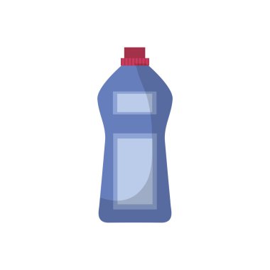 şişe sabun temiz giysiler vektör çizim nesnesine