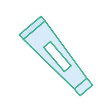 siluet medicaal merhem krem losyon tedavi, vektör çizim